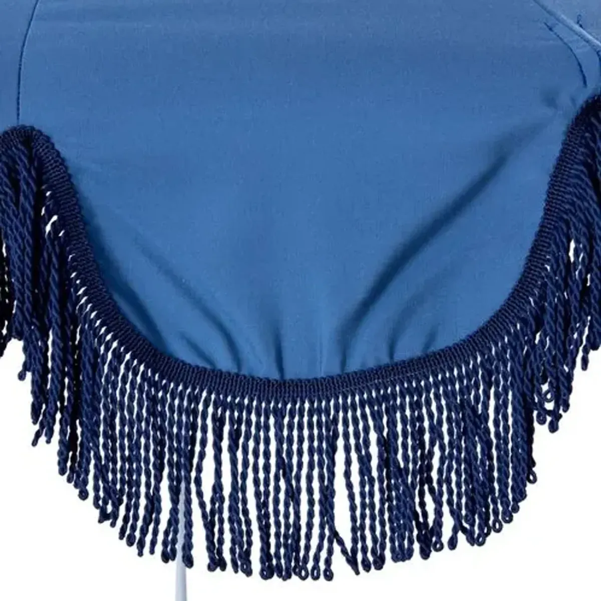 Aya Pagoda Fringe Patio Umbrella - Blue/Navy