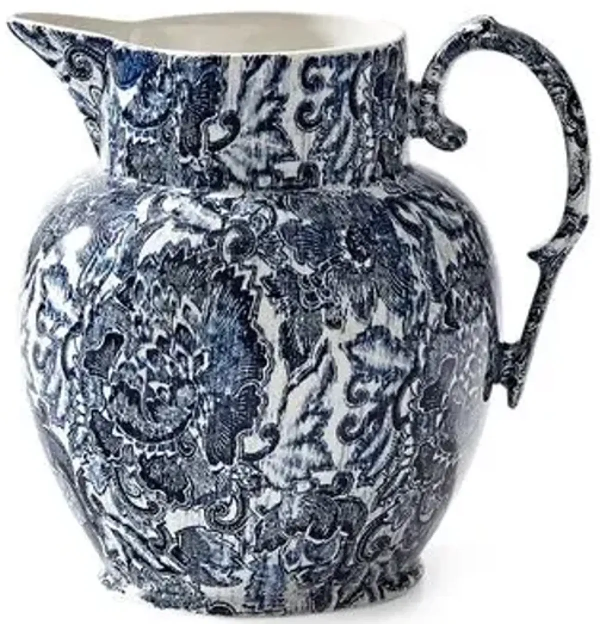 Faded Peony Pitcher - Ralph Lauren Home - Blue