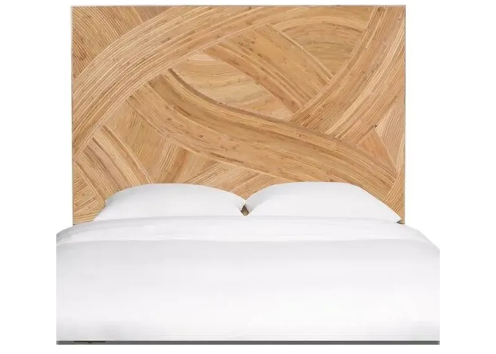 Swirl Headboard - Natural - Beige