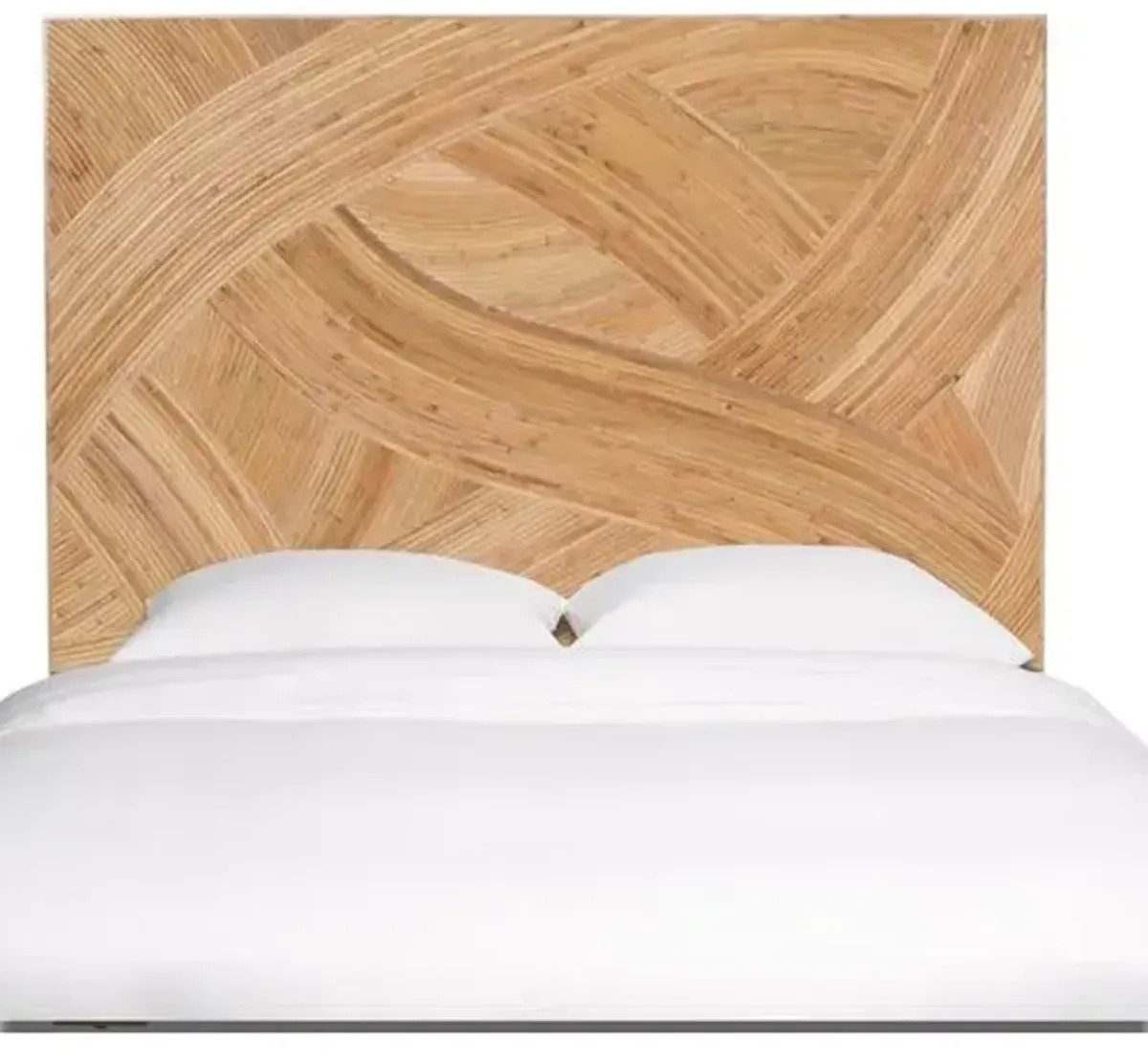 Swirl Headboard - Natural - Beige