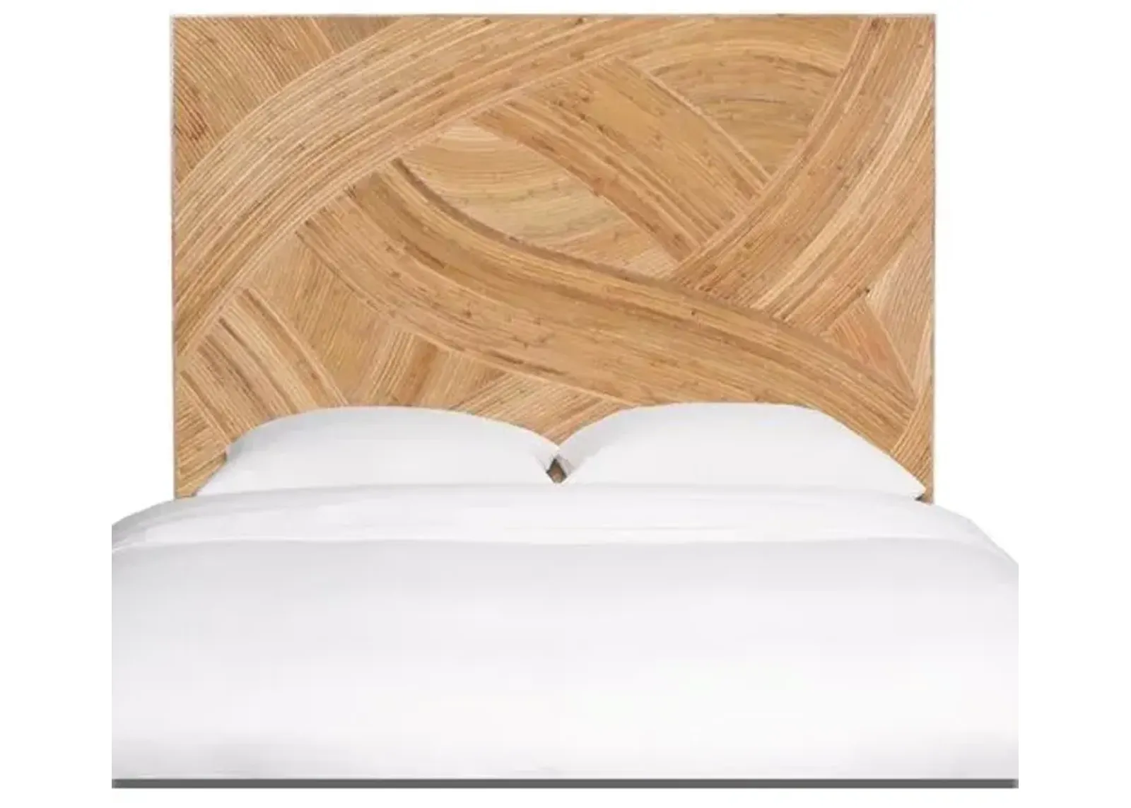 Swirl Headboard - Natural - Beige