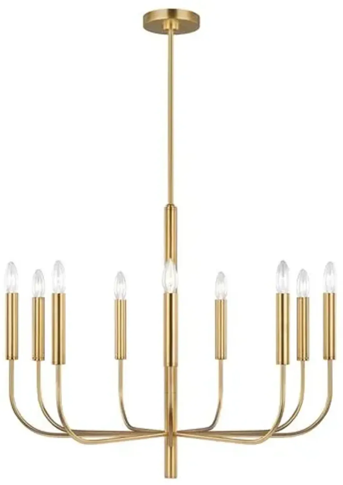 Visual Comfort - Brianna 9-Light Chandelier - Burnished Brass - Gold