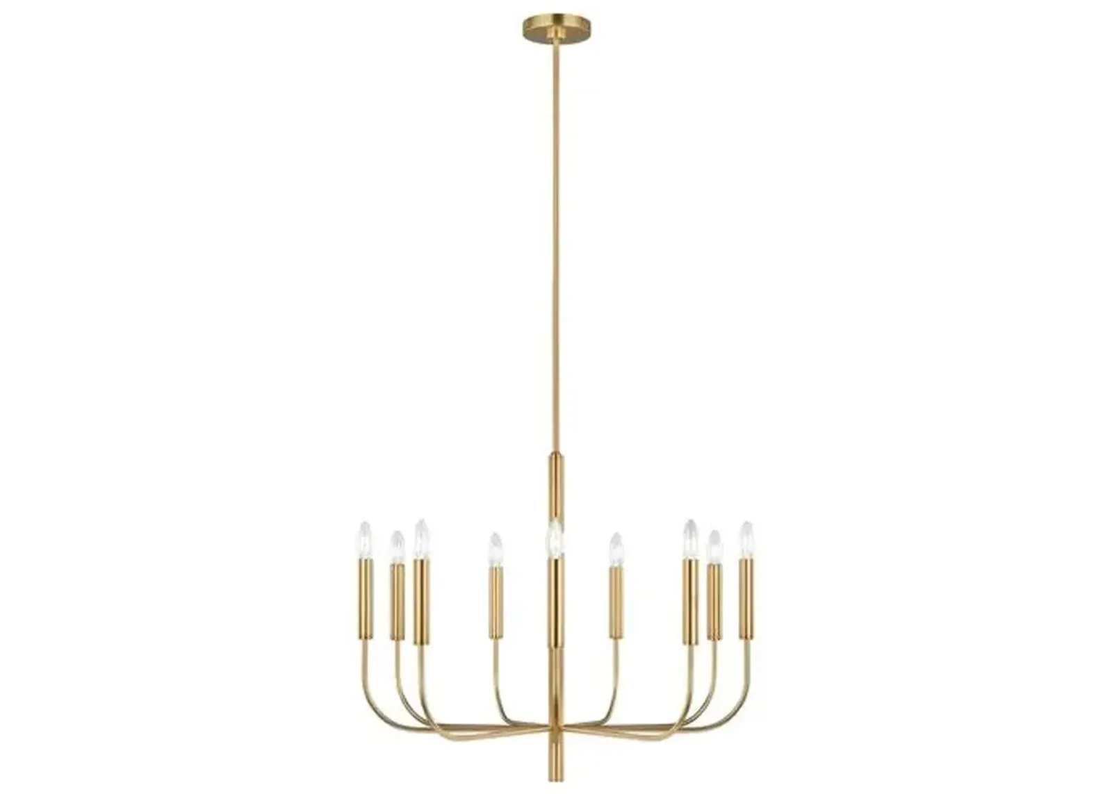 Visual Comfort - Brianna 9-Light Chandelier - Burnished Brass - Gold