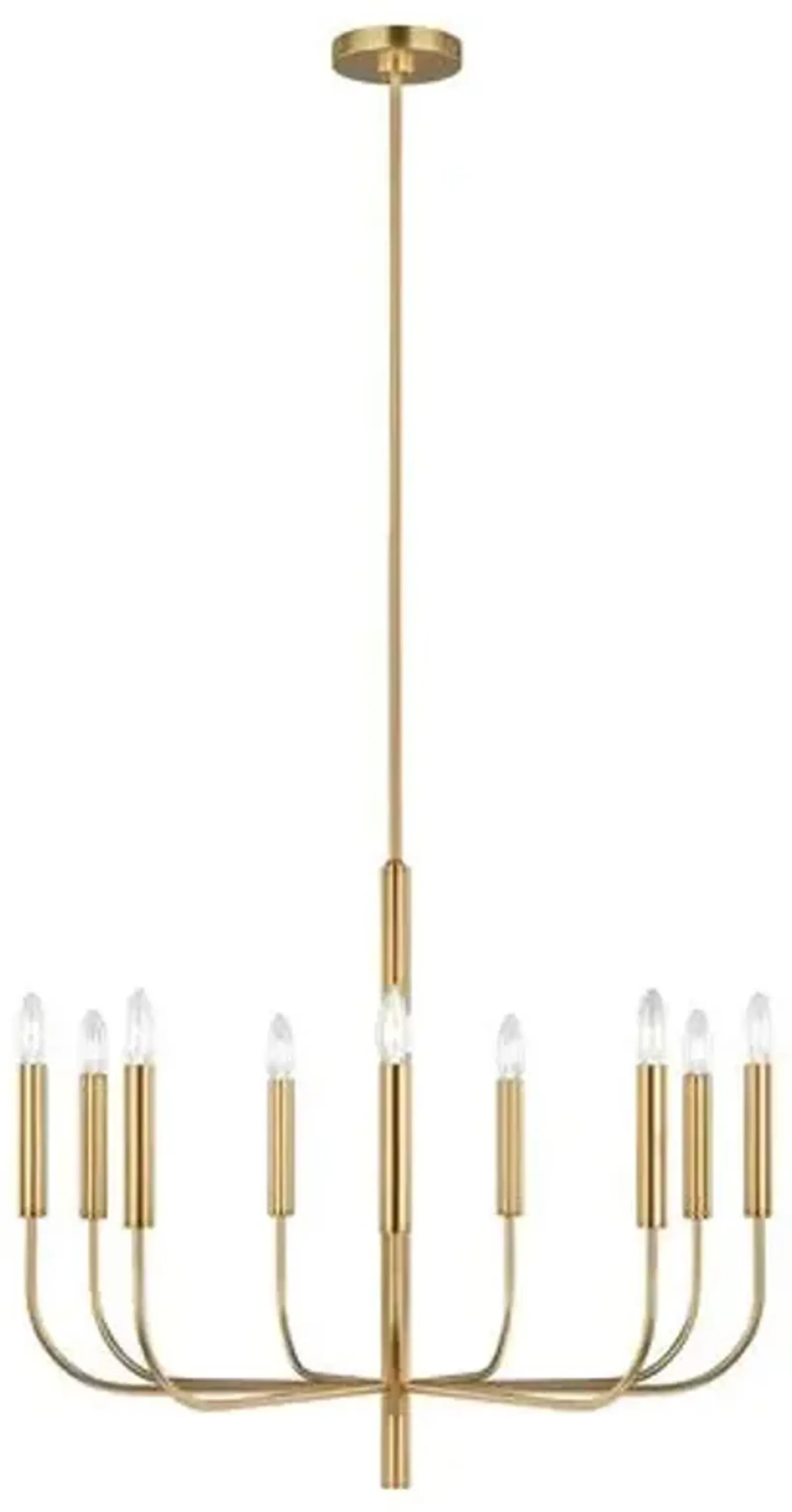 Visual Comfort - Brianna 9-Light Chandelier - Burnished Brass - Gold