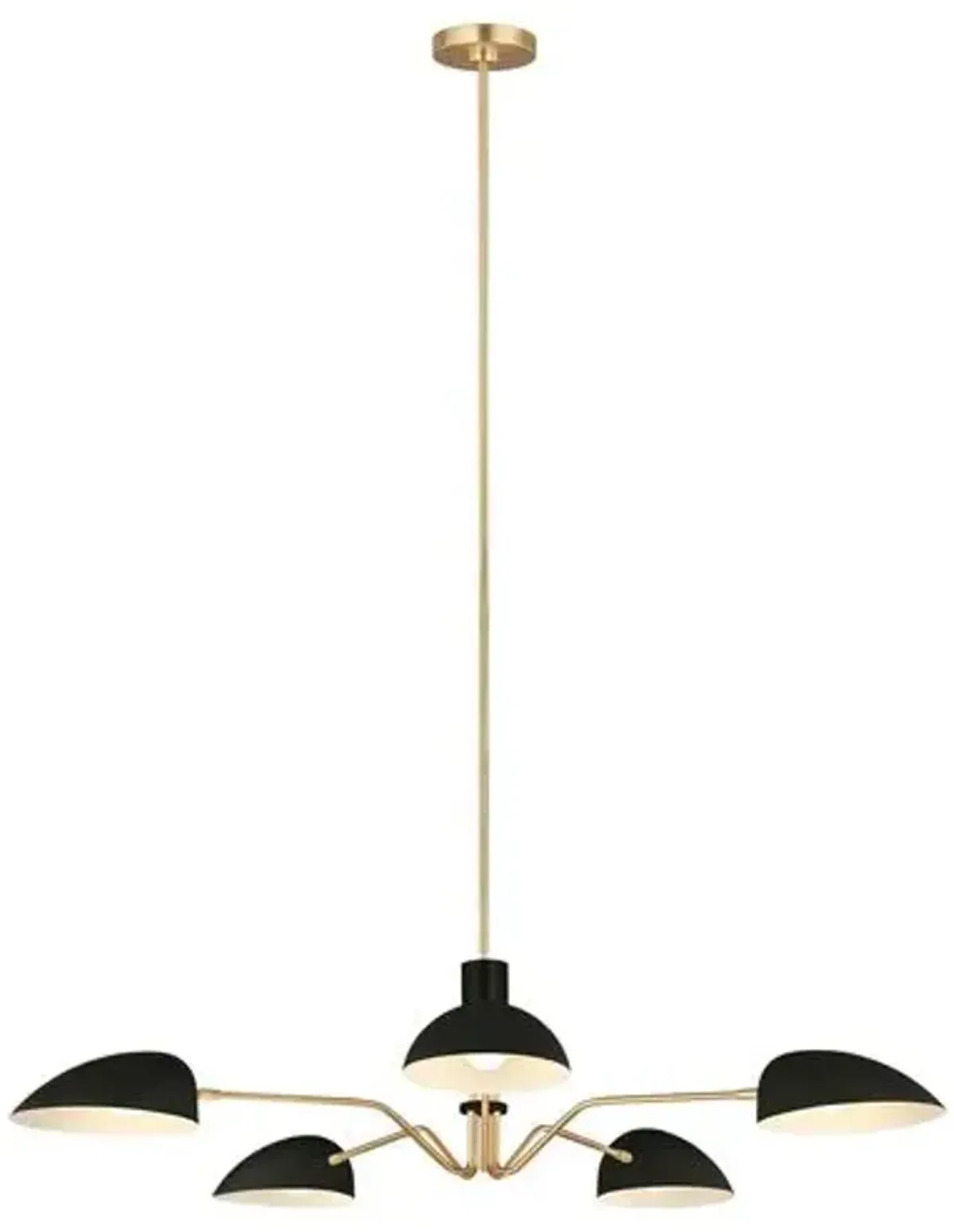 Visual Comfort - Jane 5-Light Chandelier - Midnight Black