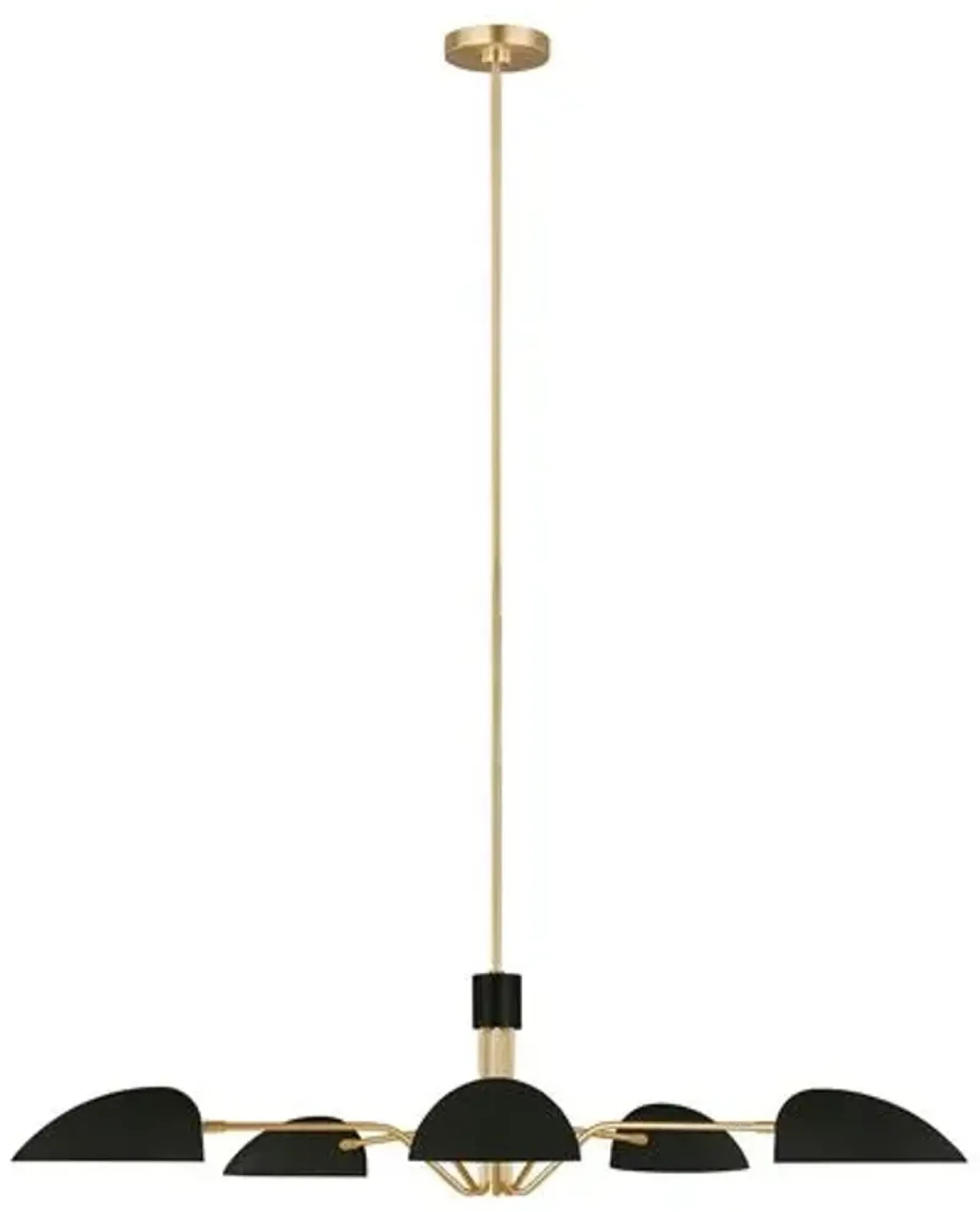 Visual Comfort - Jane 5-Light Chandelier - Midnight Black