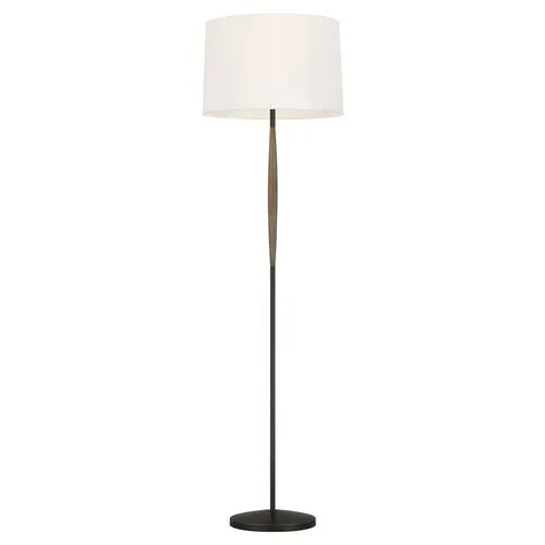 Visual Comfort - Ferrelli Floor Lamp - Weathered Oak