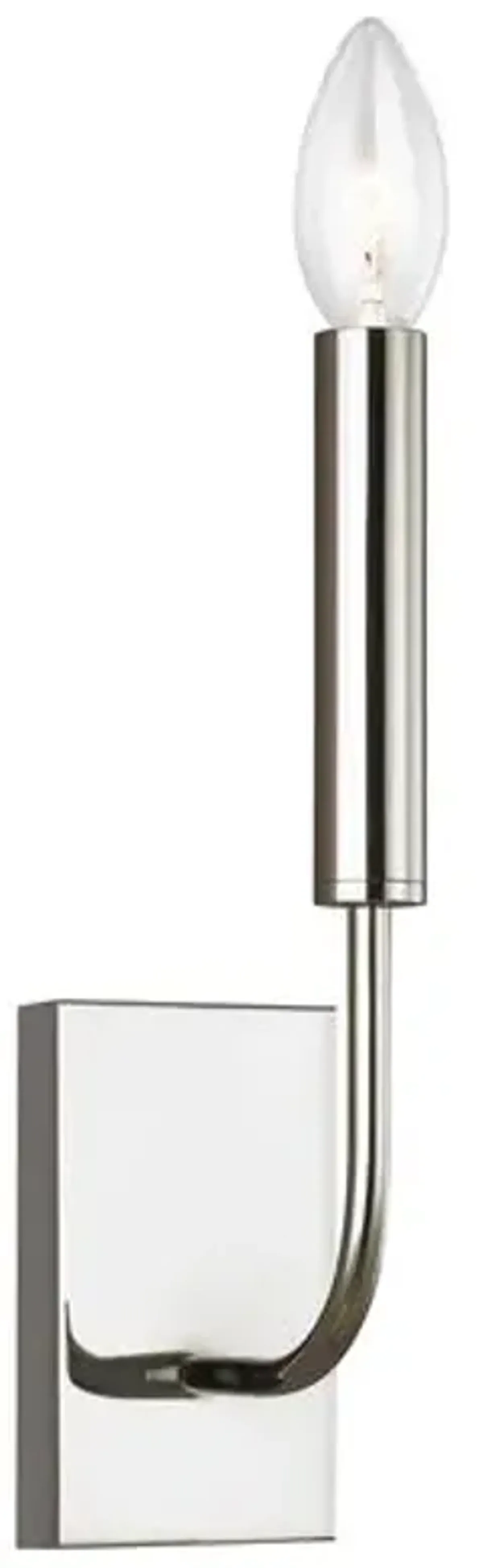 Visual Comfort - Brianna Sconce - Polished Nickel - Silver