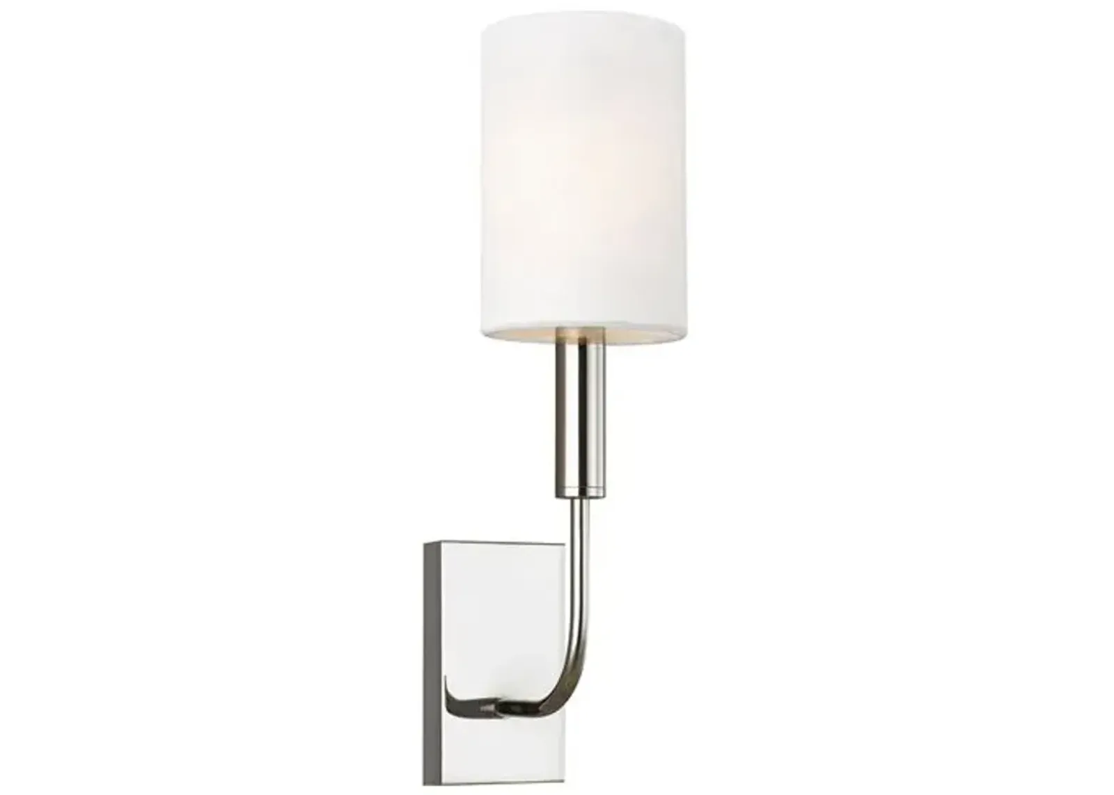 Visual Comfort - Brianna Sconce - Polished Nickel - Silver