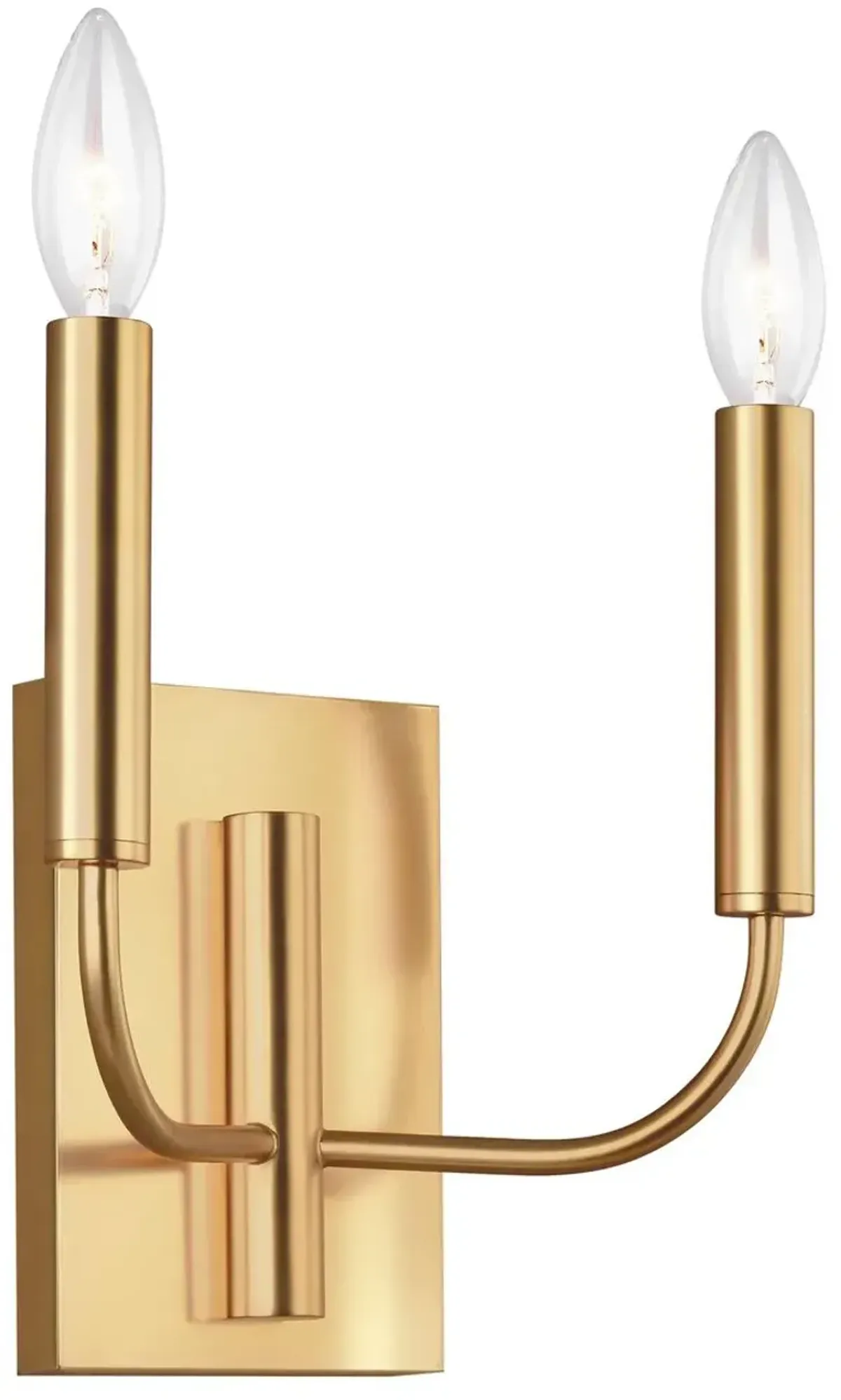 Visual Comfort - Brianna 2-Light Sconce - Burnished Brass - Gold