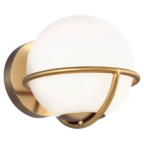 Visual Comfort - Apollo Sconce - Burnished Brass - Gold