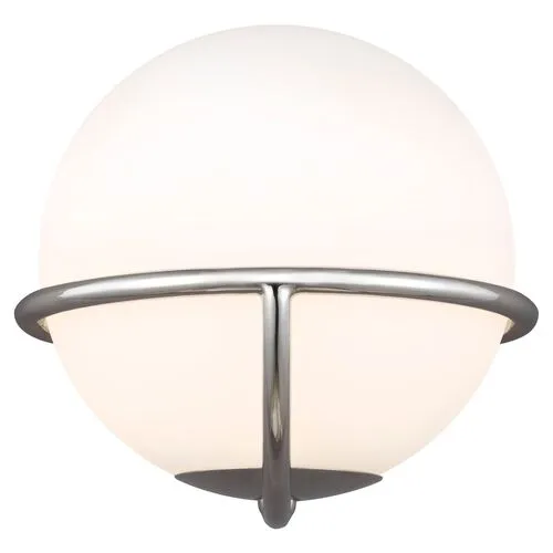 Visual Comfort - Apollo Sconce - Polished Nickel - Silver