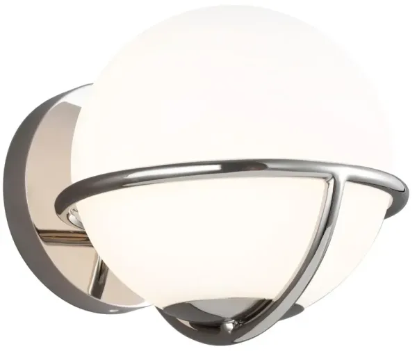 Visual Comfort - Apollo Sconce - Polished Nickel - Silver