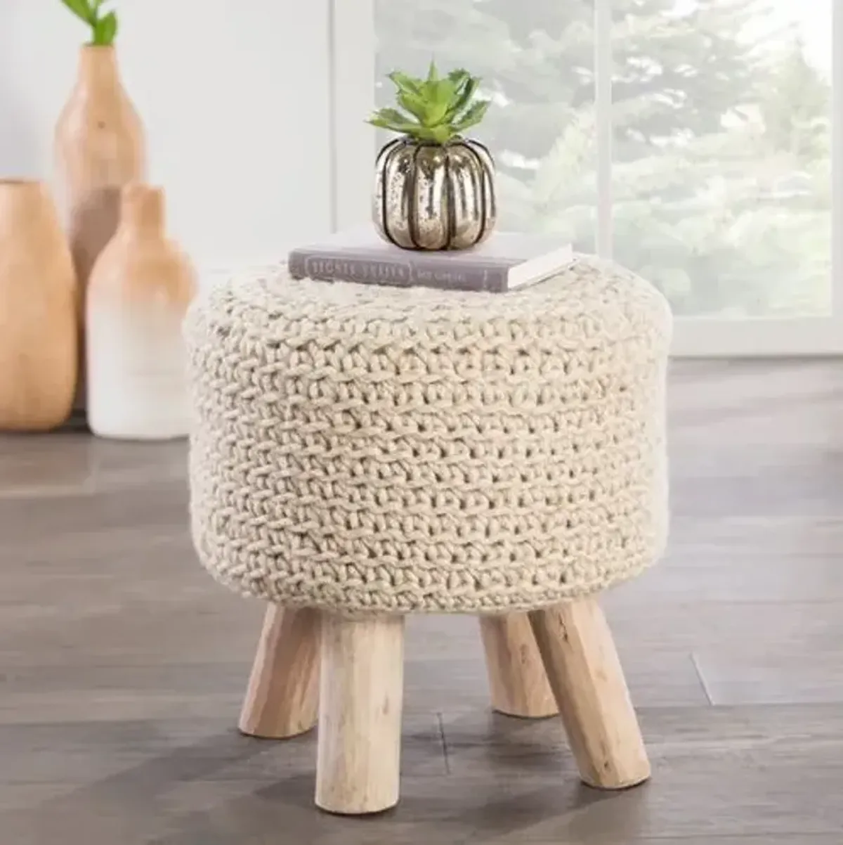 Montana Stool - Cream - Beige