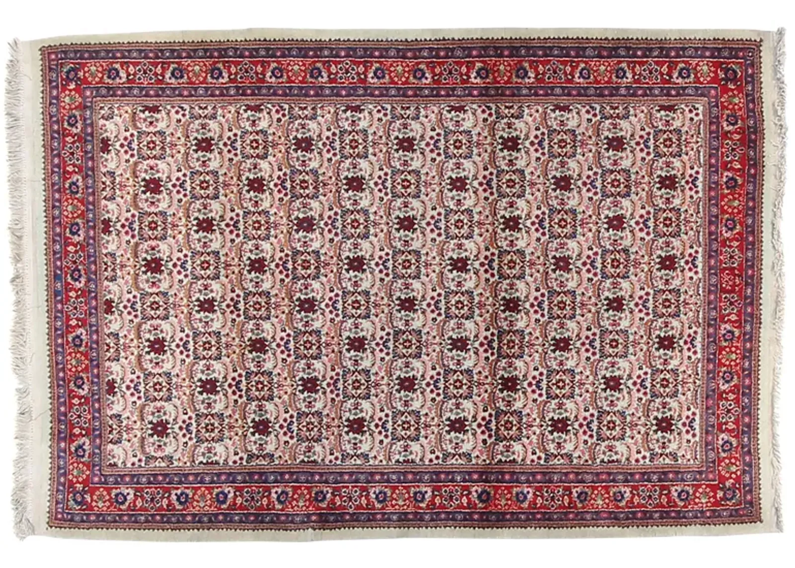 Persian Rug - 4'7" x 6'6" - F.J. Kashanian - Red - Red