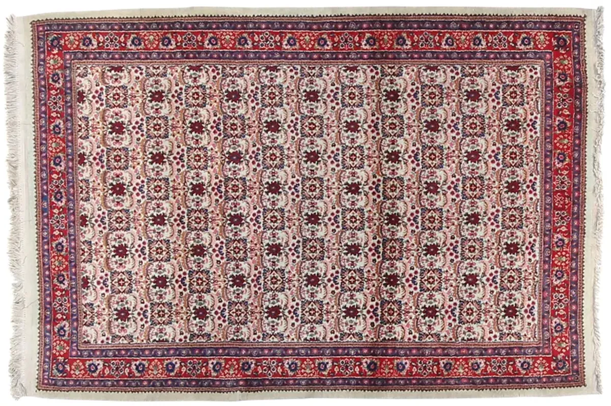 Persian Rug - 4'7" x 6'6" - F.J. Kashanian - Red - Red