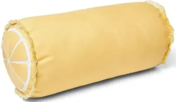 Kit 9x18 Outdoor Bolster Pillow - Yellow/White