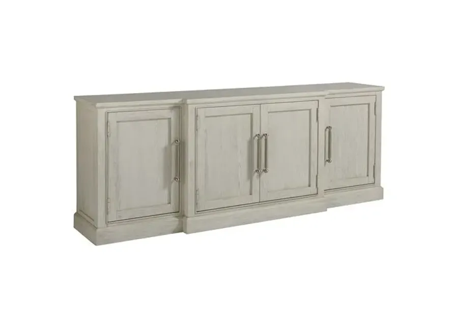 Coastal Living Havelock Media Console - White - Ivory