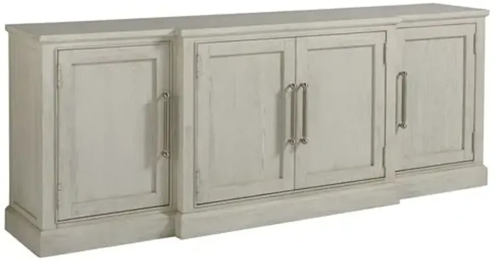 Coastal Living Havelock Media Console - White - Ivory