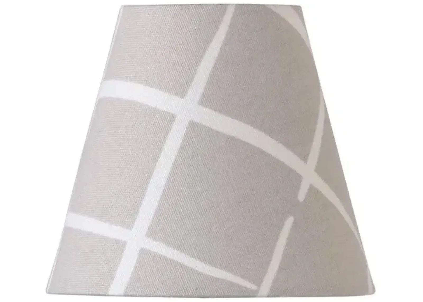 Port 68 - Cove End Clip-on Lampshade - Oyster - Gray