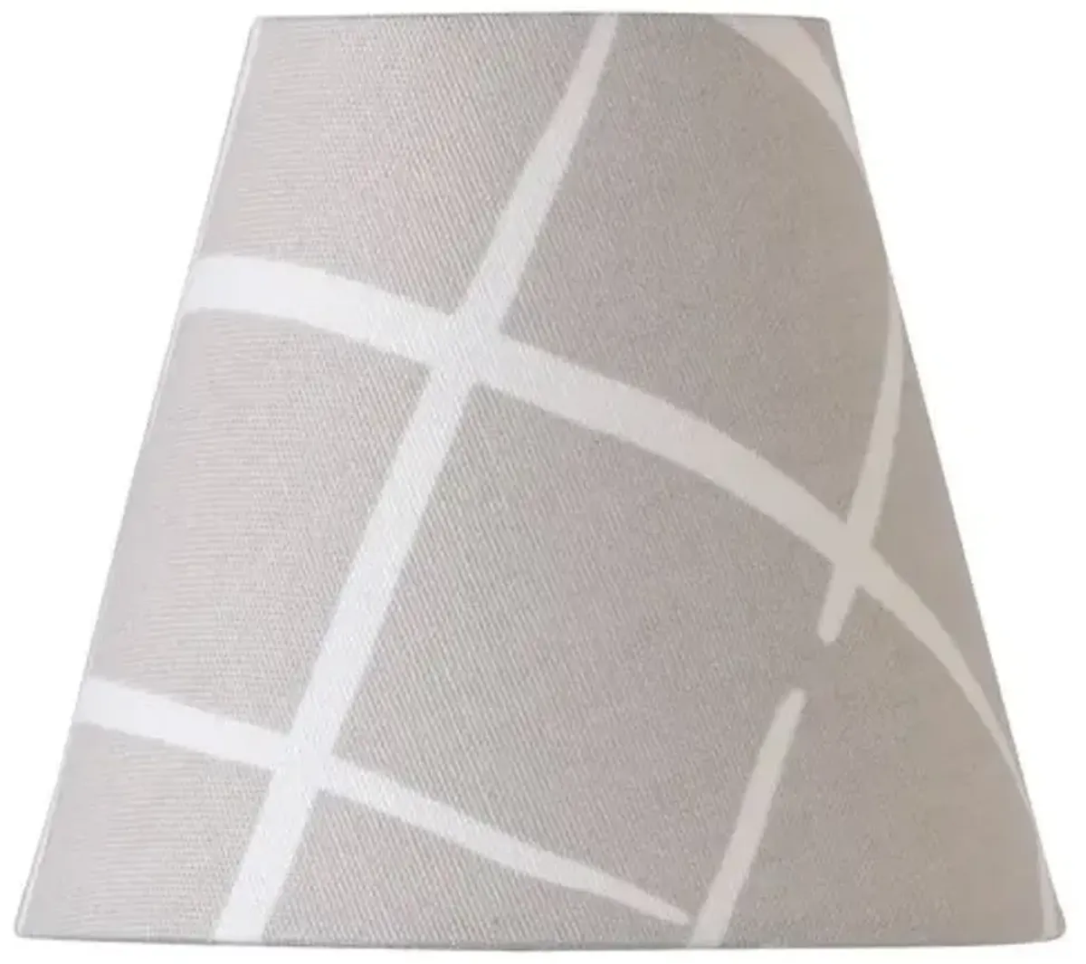 Port 68 - Cove End Clip-on Lampshade - Oyster - Gray