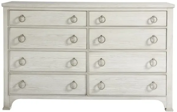 Coastal Living Bells 8-Drawer Dresser, White