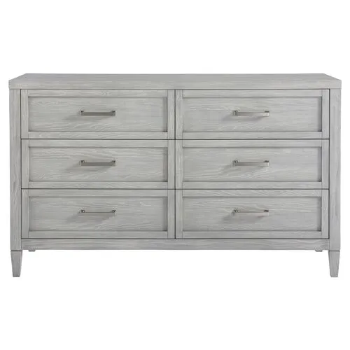 Coastal Living Dover 6-Drawer Dresser - Gray