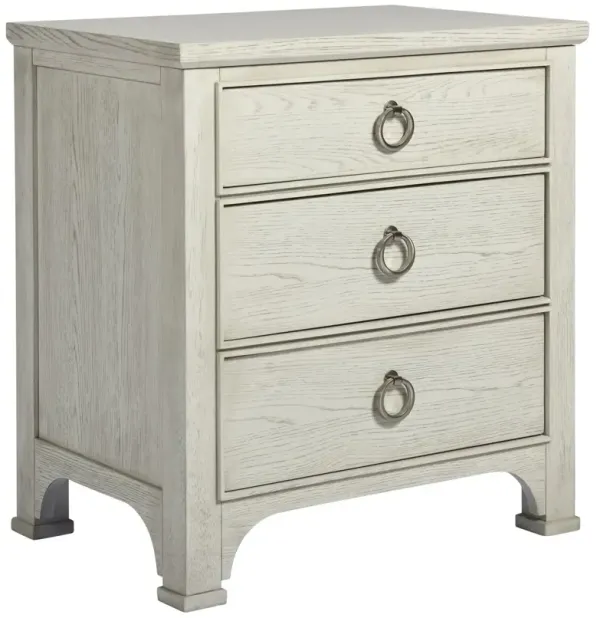 Coastal Living Bells Nightstand, White