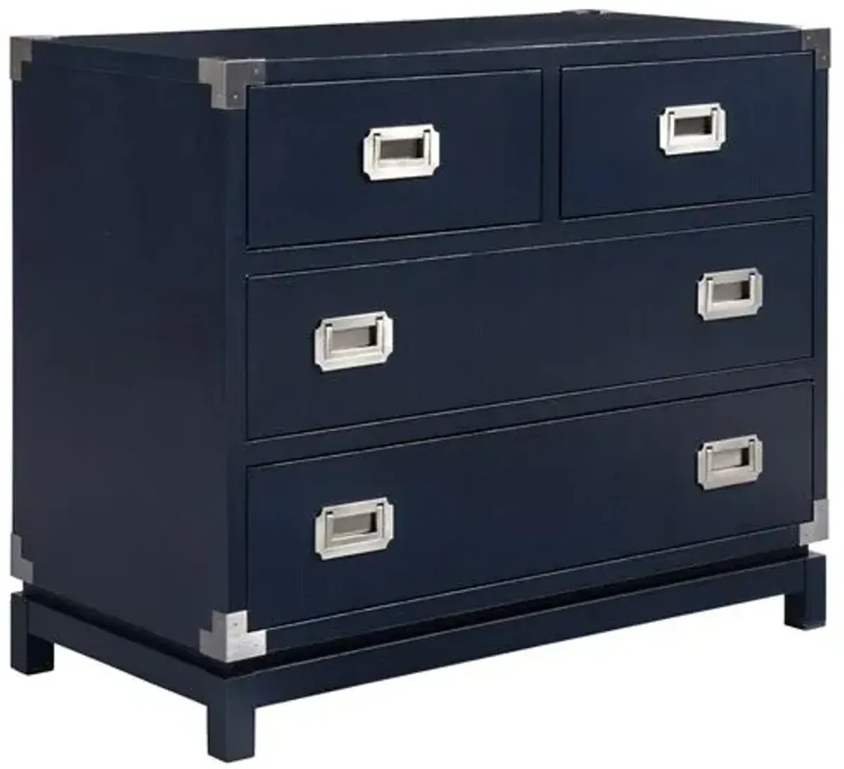 Coastal Living Tahoe Dresser - Blue/Silver