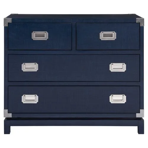 Coastal Living Tahoe Dresser - Blue/Silver