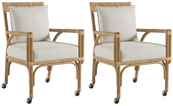 S/2 Sarasota Side Chairs, Natural