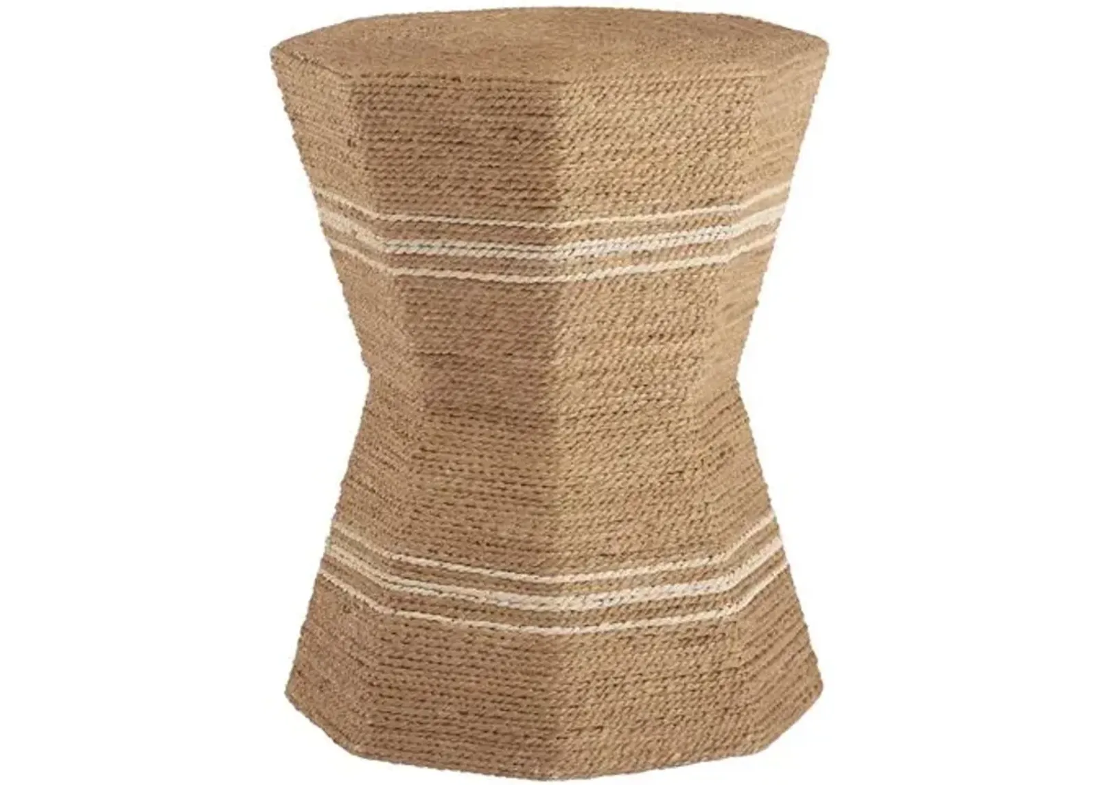 Coastal Living Woven Side Table - Natural - Beige