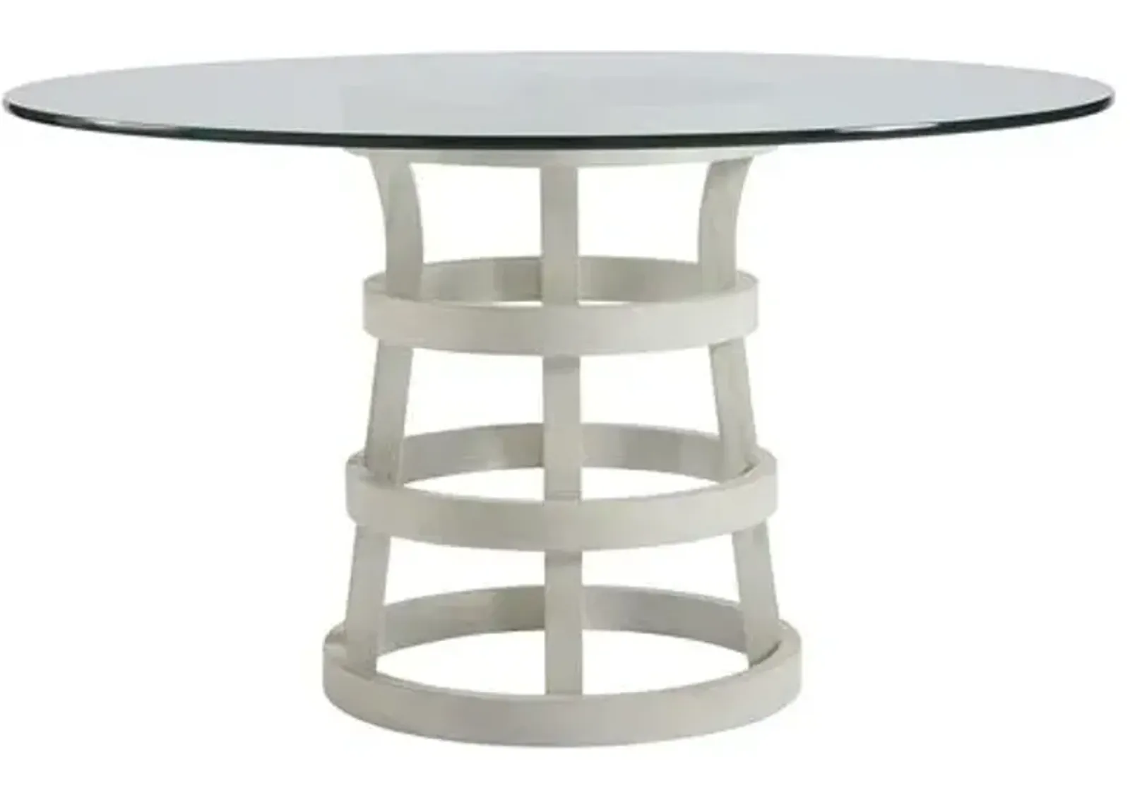 Coastal Living Traverse Round Dining Table - White