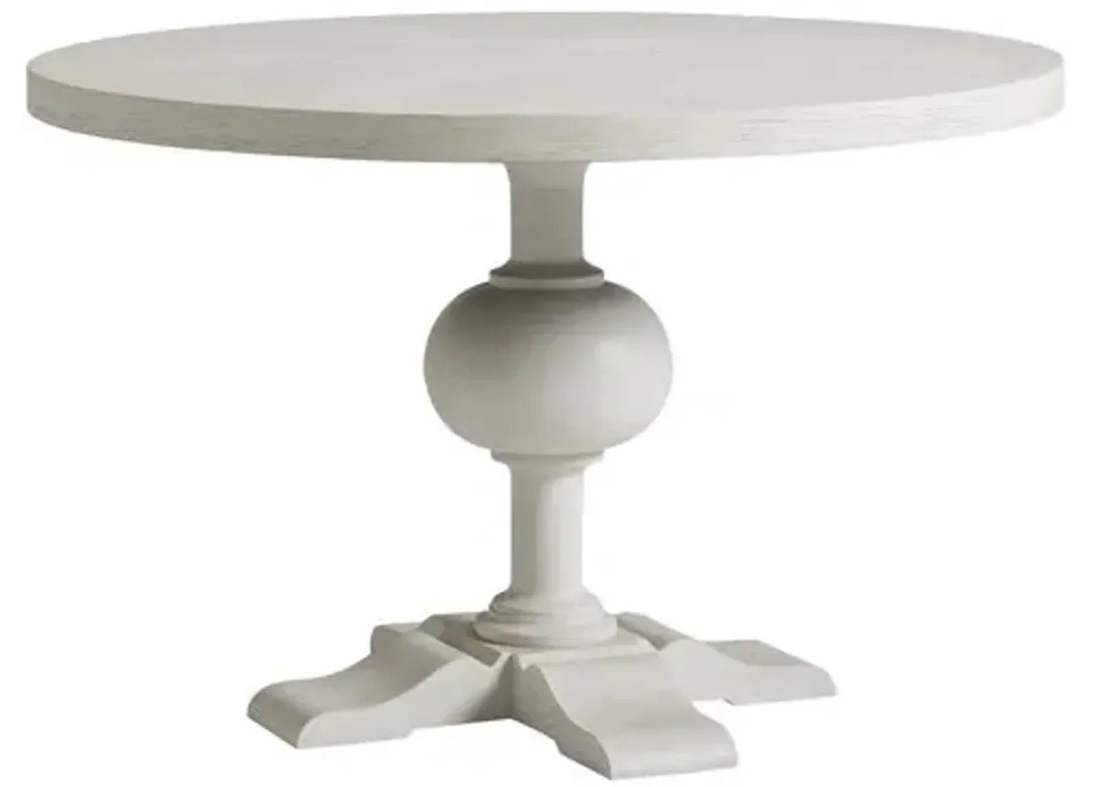 Coastal Living Maren 46" Round Dining Table - White