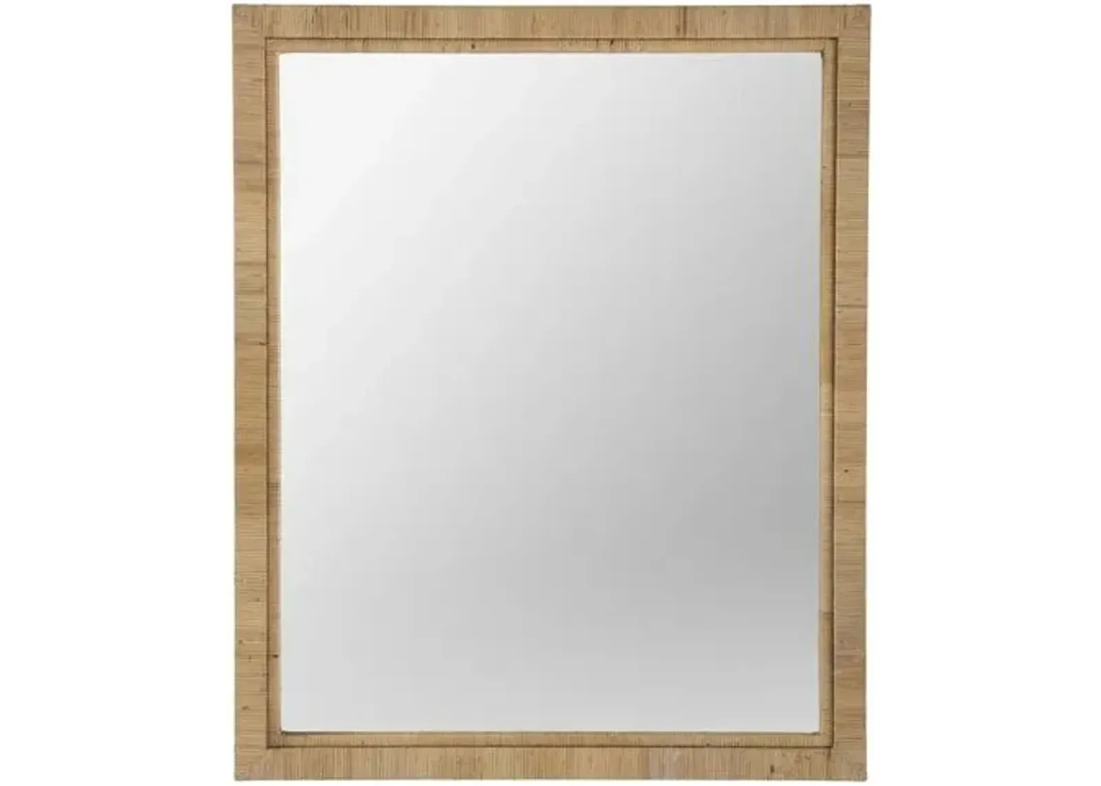 Coastal Living Rattan Peel Mirror - Natural - Beige