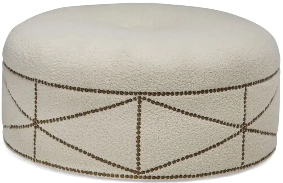 Lexis Ottoman, Ivory Shearling
