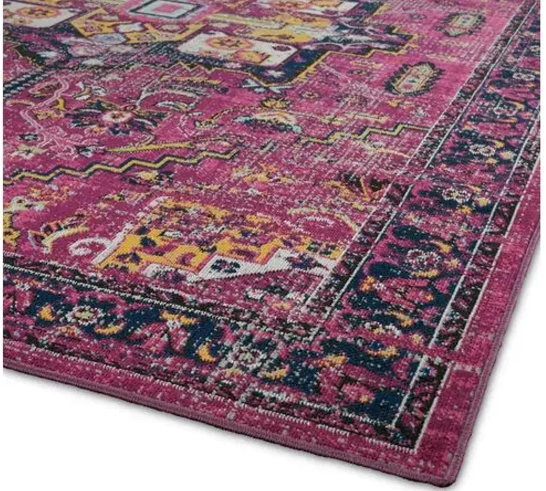 Kinsley Outdoor Rug - Pink - Pink