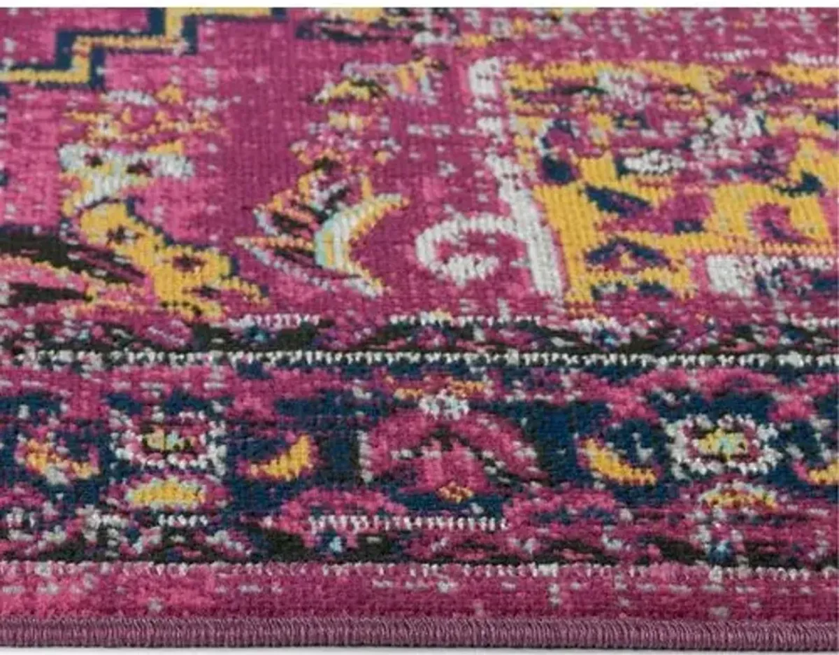 Kinsley Outdoor Rug - Pink - Pink