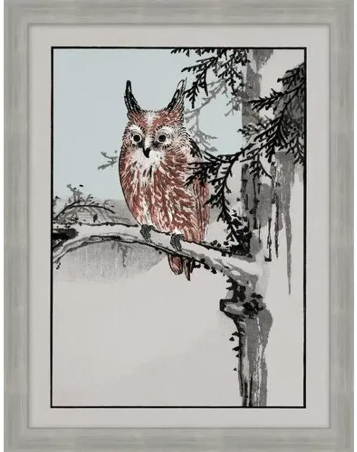 Japanese Owl - Silver