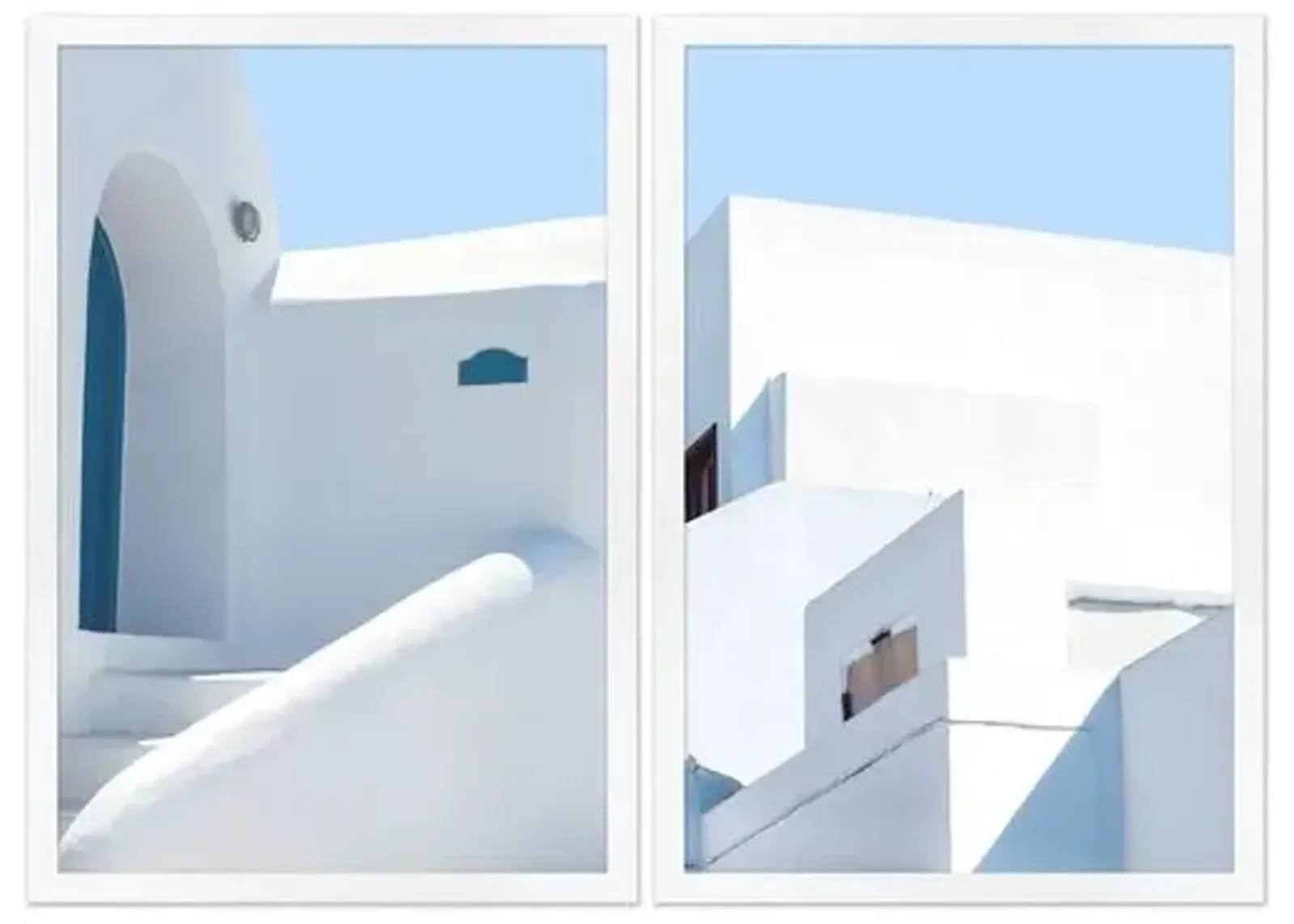 Lillian August - Steps in Santorini 1-2 - White