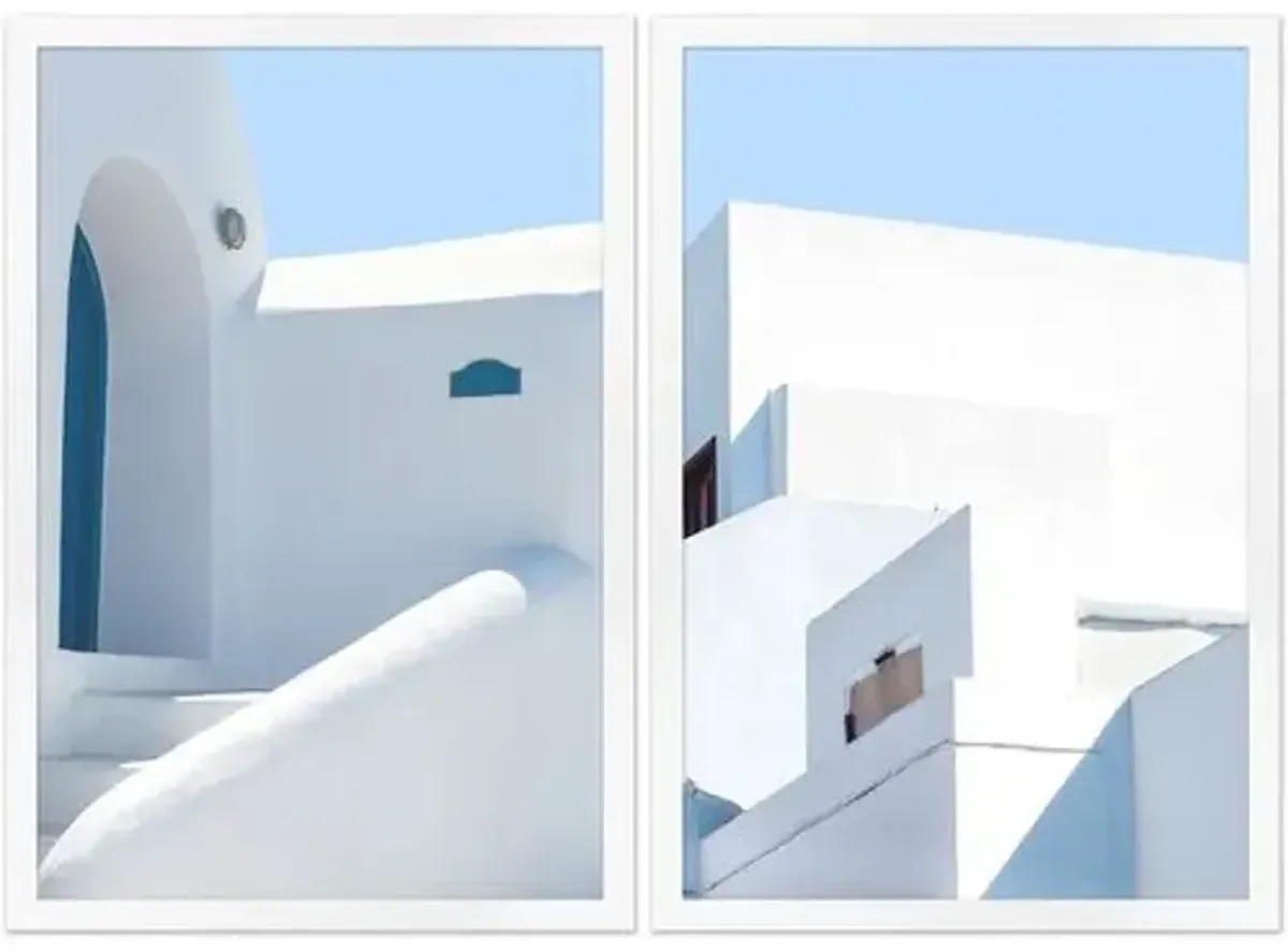 Lillian August - Steps in Santorini 1-2 - White