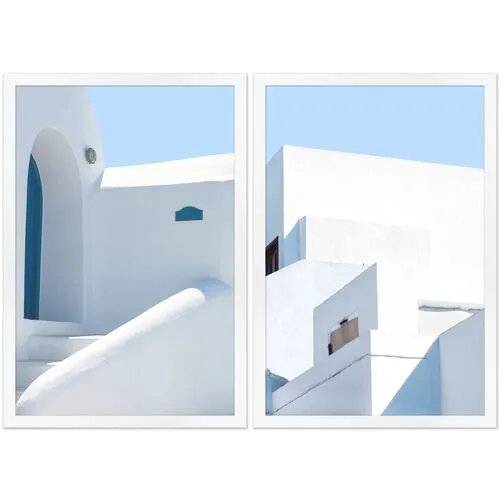 Lillian August - Steps in Santorini 1-2 - White
