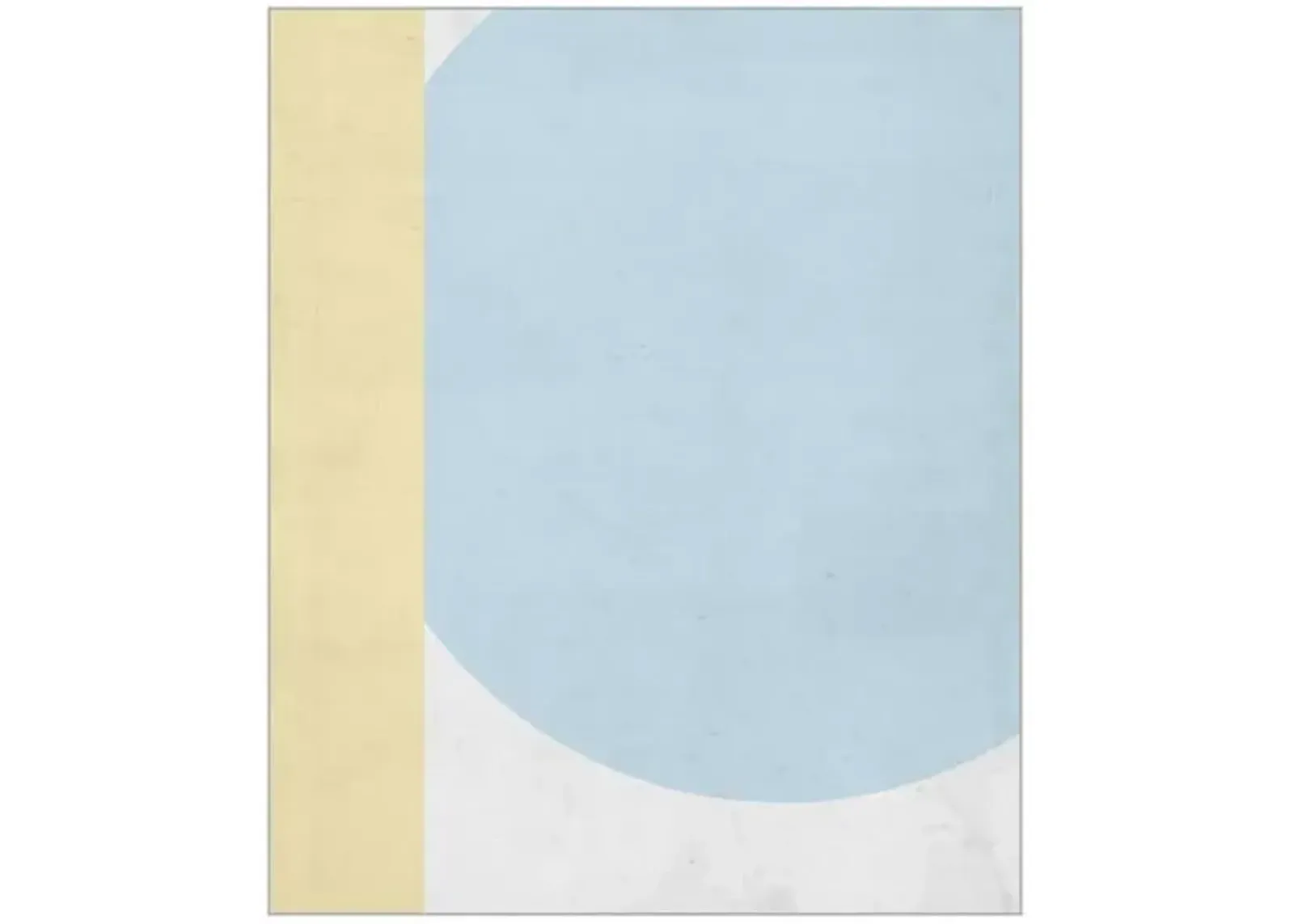 Lillian August - Pastel Geometric II - White