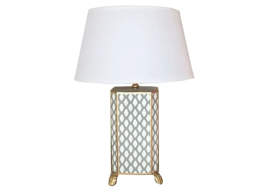 Parsi Table Lamp - Gray - Dana Gibson