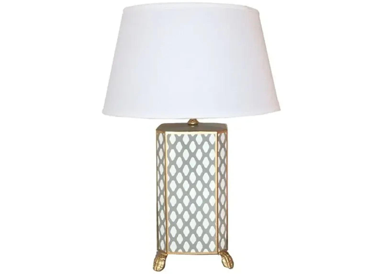 Parsi Table Lamp - Gray - Dana Gibson