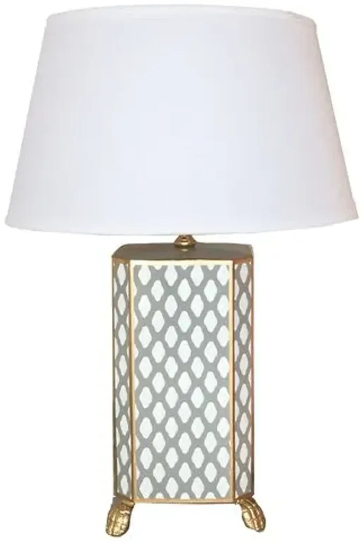 Parsi Table Lamp - Gray - Dana Gibson