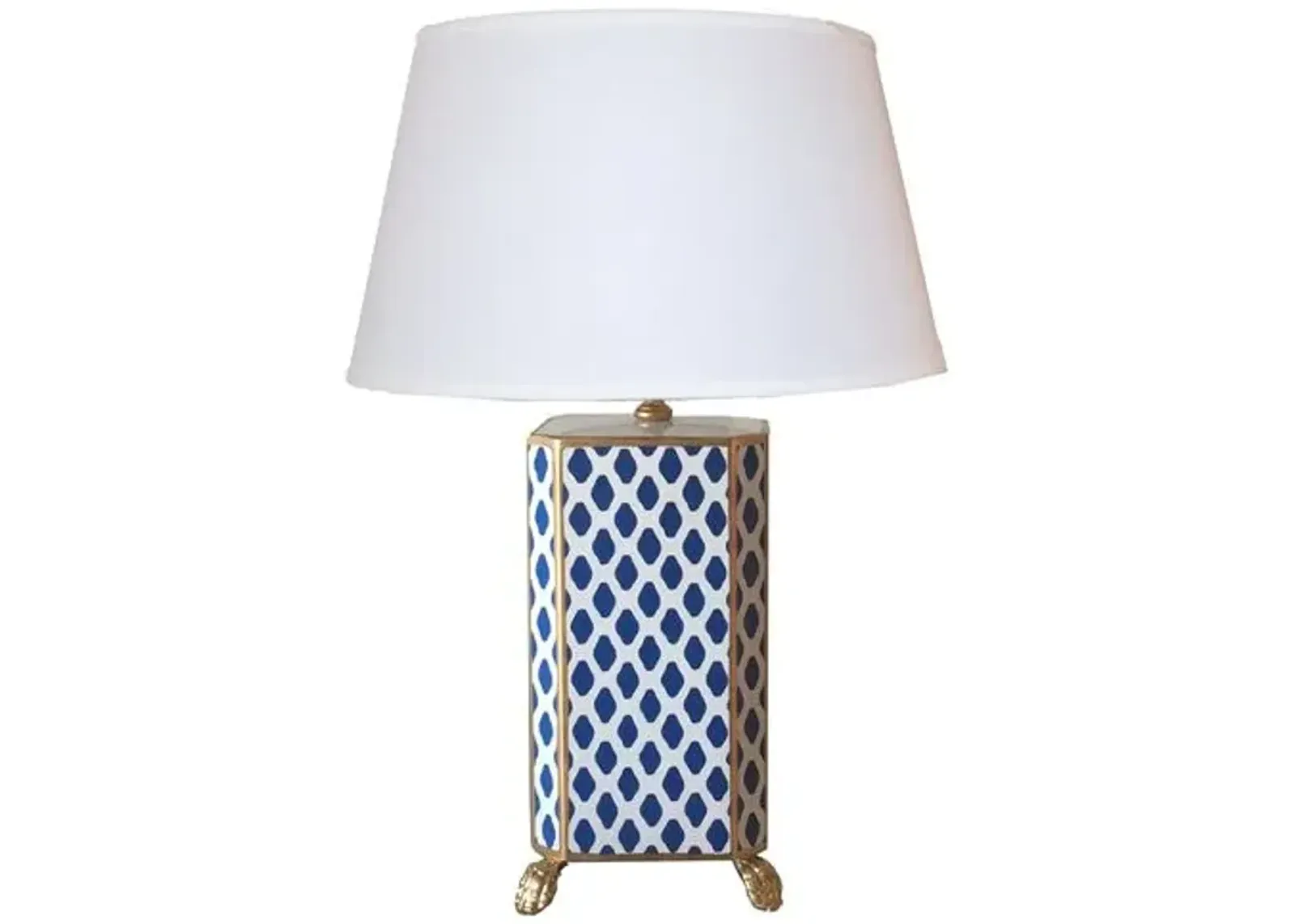 Parsi Table Lamp - Navy - Dana Gibson