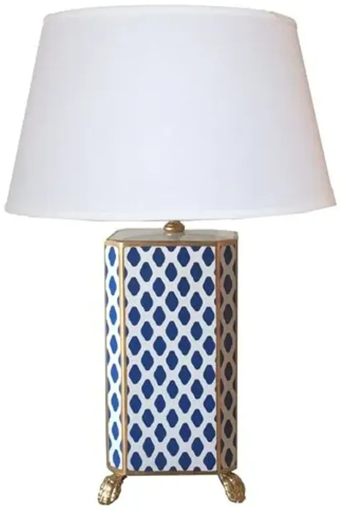 Parsi Table Lamp - Navy - Dana Gibson