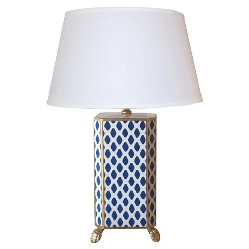 Parsi Table Lamp - Navy - Dana Gibson