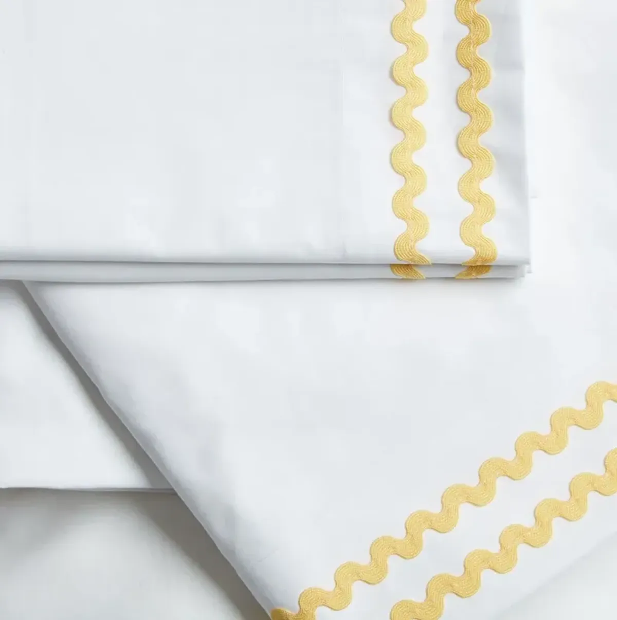 April Sheet Set, Yellow